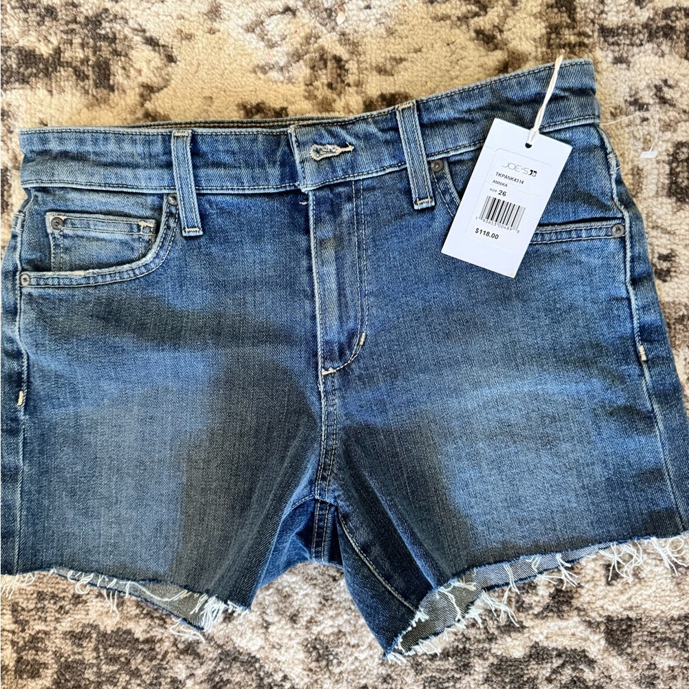 Joe's Jeans Dark Blue Denim Cutoff Shorts